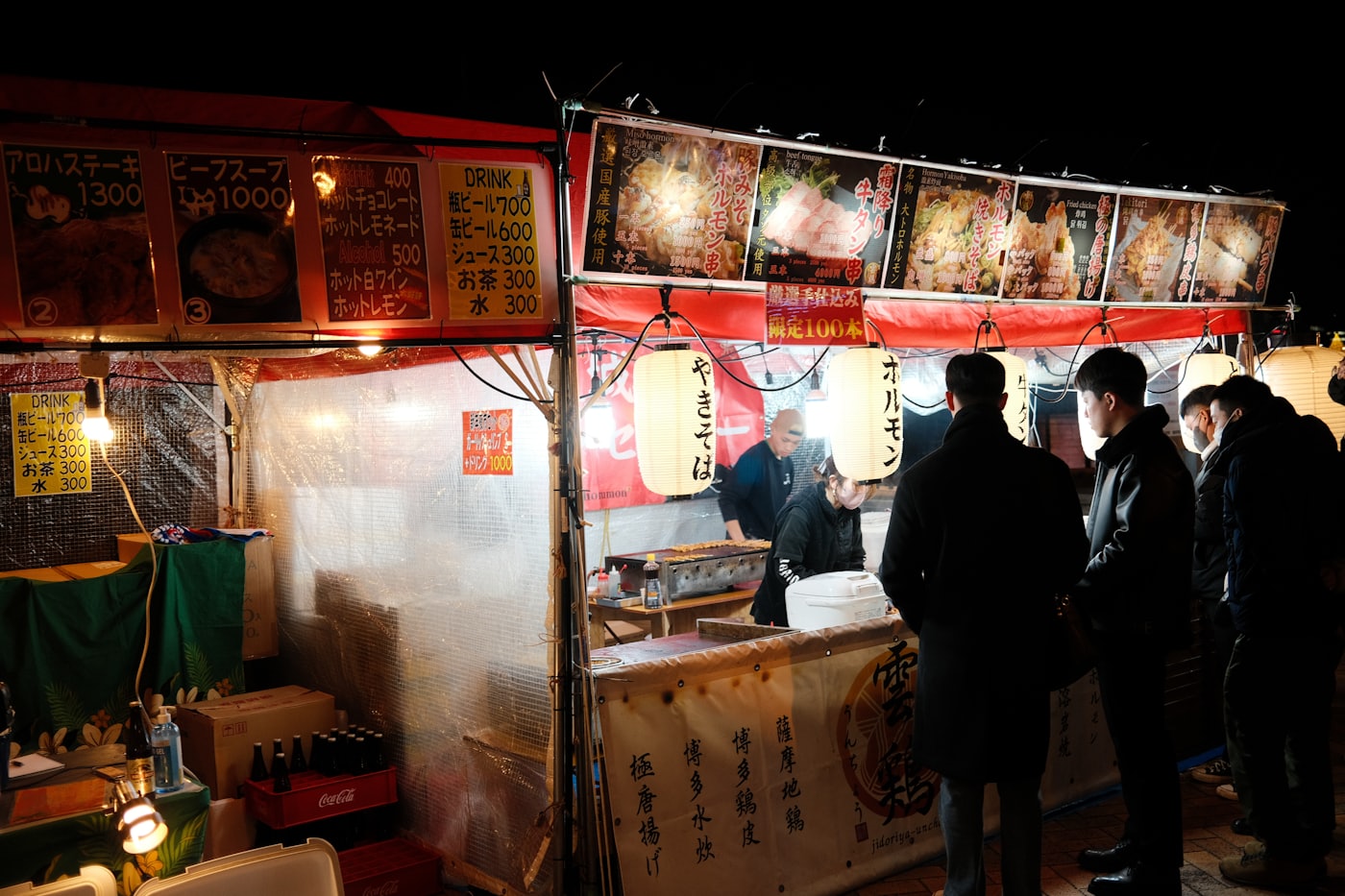 Fukuoka's riverside yatai food stalls